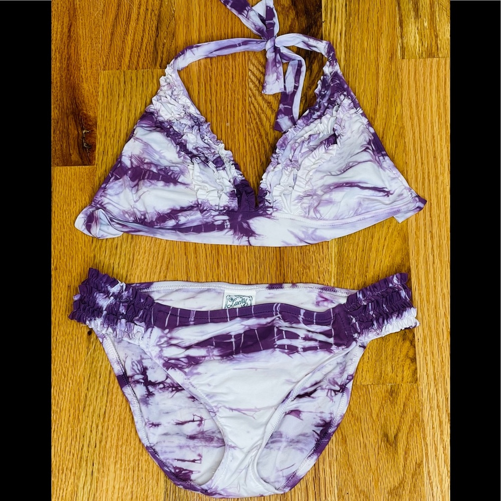 Lucky Brand Tie Dye 2-piece Swimsuit